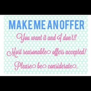 Reasonable Offers Accepted